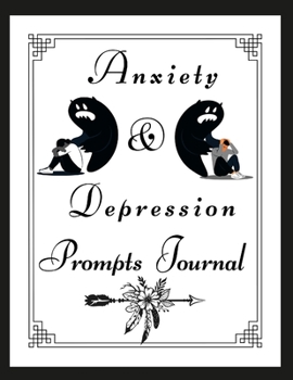 Paperback Anxiety & Depression Prompts Journal Book