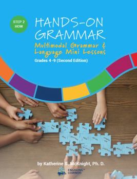 Paperback Hands-On Grammar: Multimodal Grammar & Language Mini Lessons, Grades 4-9 (Second Edition) Book