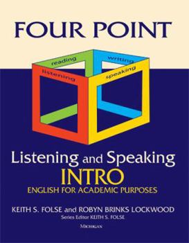 Product Bundle Four Point Listening and Speaking Intro (with Audio CD): English for Academic Purposes Book