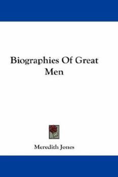 Paperback Biographies Of Great Men Book