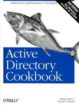 Paperback Active Directory Cookbook Book