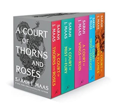 A Court of Thorns and Roses Full Series 5-Book Box Set: Thorns and Roses, Mist and Fury, Wings and Ruin, Frost and Starlight, Silver Flames
