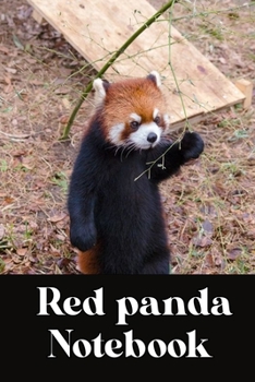 Paperback Red panda notebook: Blank Lined Gift notebook For Red panda lovers Book