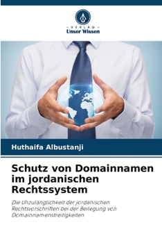Paperback Schutz von Domainnamen im jordanischen Rechtssystem [German] Book