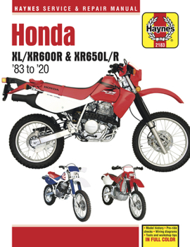Paperback Honda XL/Xr600r & Xr650l/R '83 to '20: - Model History - Pre-Ride Checks - Wiring Diagrams - Tools and Workshop Tips Book