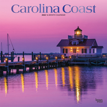 Carolina Coast 2022 12 x 12 Inch Monthly Square Wall Calendar with Foil Stamped Cover, USA United States of America Southeast State Nature