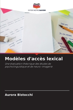 Paperback Modèles d'accès lexical [French] Book