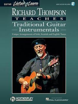 Paperback Richard Thompson Teaches Traditional Guitar Instrumentals Book/Online Audio Book