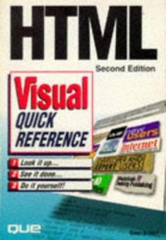 Paperback HTML Visual Quick Reference Book