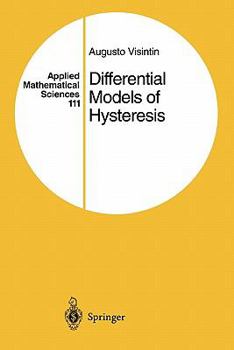 Paperback Differential Models of Hysteresis Book