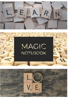 Paperback Magic Notebook: Word and Drawing Game Book