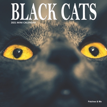 Paperback Black Cats: 2021 Mini Calendar Book