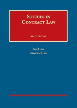 Hardcover Studies in Contract Law (University Casebook Series) Book