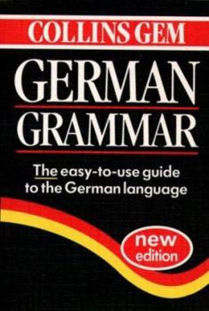 Paperback Collins Gem German Grammar (Collins Gems) Book