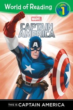 Paperback World of Reading: This Is Captain America: Level 1 Book