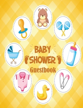 Paperback Baby Shower Guestbook Book