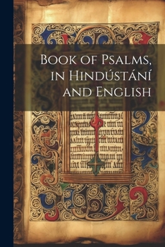 Paperback Book of Psalms, in Hindústání and English [Croatian] Book