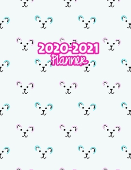 2020-2021 Planner: Two Year Calendar Organizer and Goal Journal | January 2020 - December 2021 Daily, Weekly and Monthly Planner Book with Back Sticker Expression Wall for 2 Years | Design Code 559931