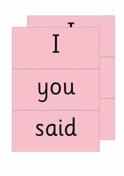 Read Write Inc Phonics Red Word Cards