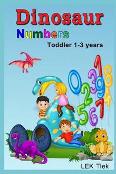 Paperback Dinosaur Numbers Toddler 1-3 Years Book