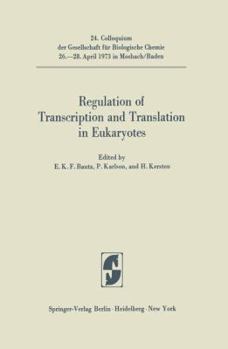 Paperback Regulation of Transcription and Translation in Eukaryotes Book