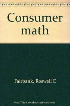 Hardcover Consumer math Book