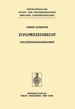Paperback Zivilprozeßrecht: Vollstreckungsverfahren [German] Book