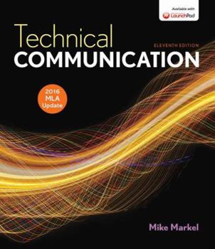 Paperback Technical Communication with 2016 MLA Update Book