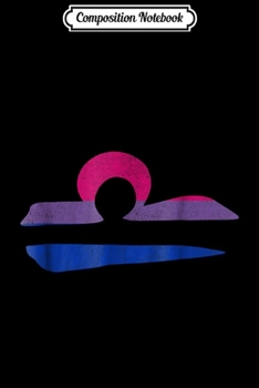 Composition Notebook: Bisexual Pride Flag Libra Zodiac Sign  Journal/Notebook Blank Lined Ruled 6x9 100 Pages