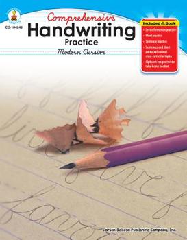 Paperback Comprehensive Handwriting Practice: Modern Cursive, Grades 2 - 5 Book