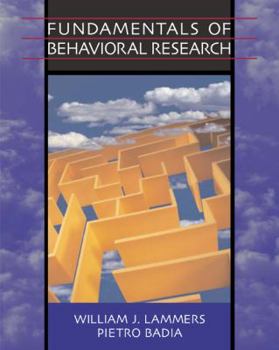 Hardcover Fundamentals of Behavioral Research (with Infotrac) [With Infotrac] Book