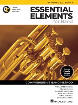 Essential Elements for Band - Baritone B.C. Book 1 with EEi
