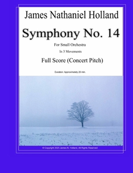 Symphony No. 14: for Small Orchestra in 3 Movements Full Score (Symphonies for Orchestra of James Nathaniel Holland)