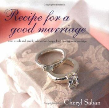 Hardcover Recipe for a Good Marriage Book