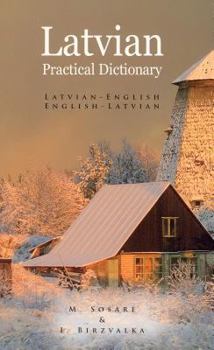 Paperback English/Latvian Dictionary Book