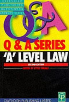 Paperback 'a' Level Law Q&A Book