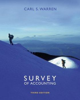 Hardcover Survey of Accounting (Available Titles CengageNOW) Book