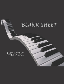 Paperback Blank Sheet Music: Music Manuscript Paper / White Marble Blank Sheet Music / Notebook for Musicians / Staff Paper / Composition Books Gif Book