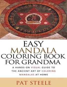 Paperback Easy Mandala Coloring Book For Grandma Book