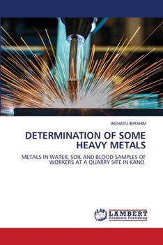 Paperback Determination of Some Heavy Metals Book
