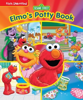 Library Binding Sesame Street Elmo's Potty Book: First Look and Find Book
