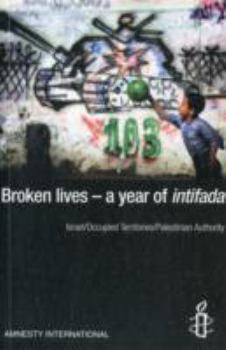 Paperback Broken Lives: One Year of Intifada Book