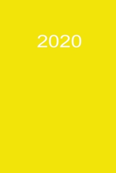 Paperback 2020: Wochen Notizkalender 2020 A5 Gelb [German] Book
