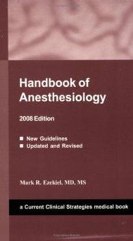 Paperback Handbook of Anesthesiology 2008 Book