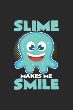 Slime smile: 6x9 Slime | dotgrid | dot grid paper | notebook | notes