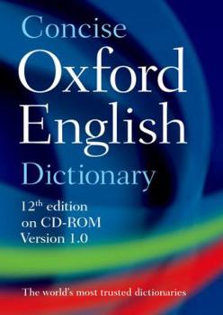 Paperback Concise Oxford English Dictionary. Book