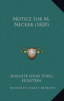 Paperback Notice Sur M. Necker (1820) [French] Book