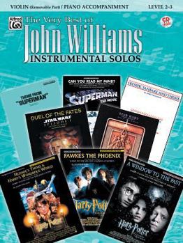 Paperback The Very Best of John Williams for Strings: Violin (with Piano Acc.), Book & Online Audio/Software [With CD (Audio)] Book