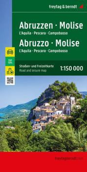 Map Abruzzo - Molise, street and leisure map 1:150,000 Book