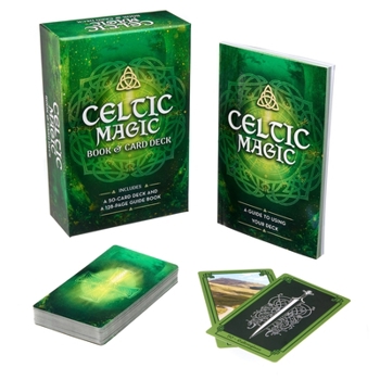 Paperback Celtic Magic Book & Card Deck: Includes a 50-Card Deck and a 128-Page Guide Book [With Cards] Book